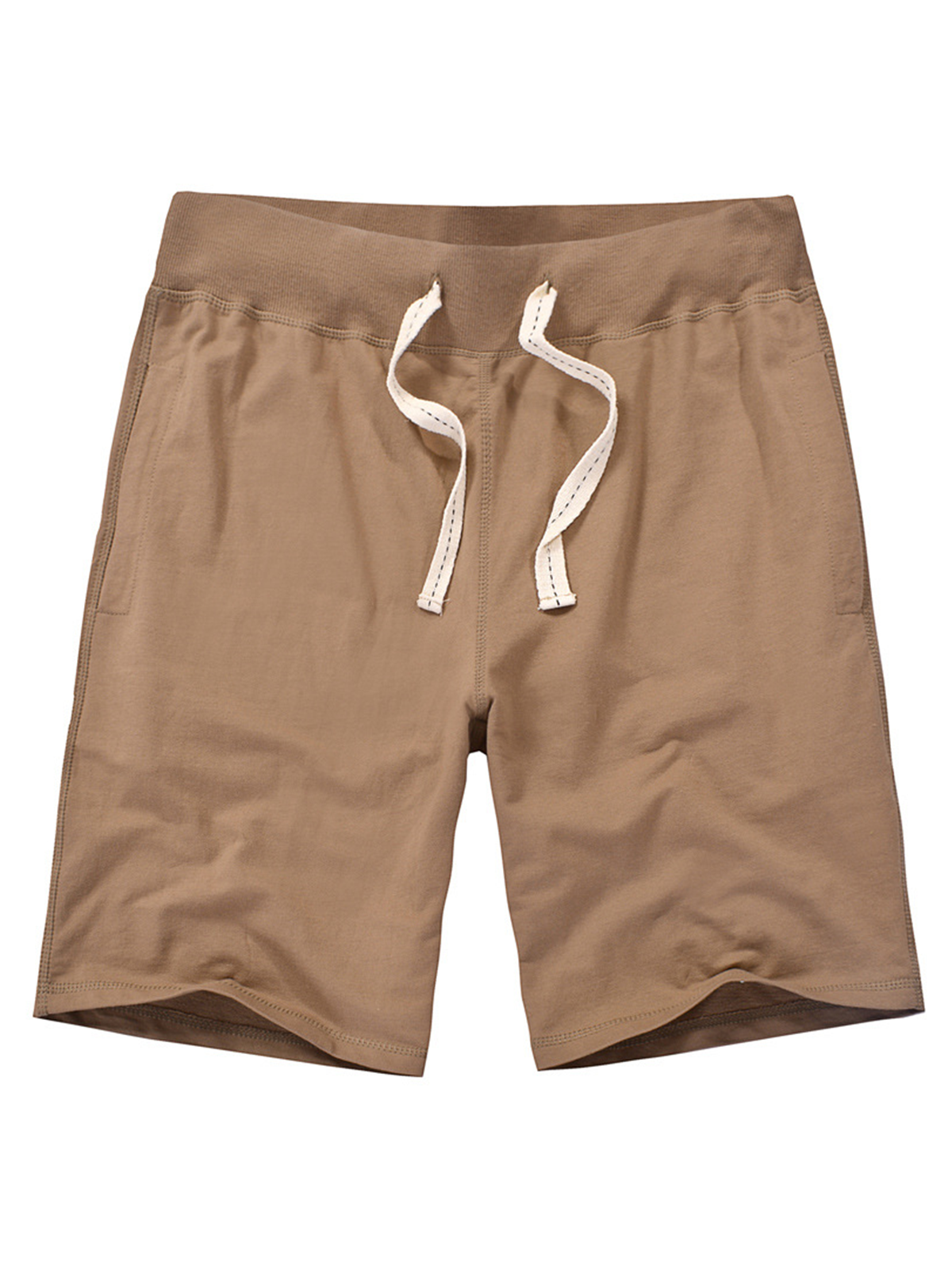 Men's Solid Breathable Cotton Sweat Shorts