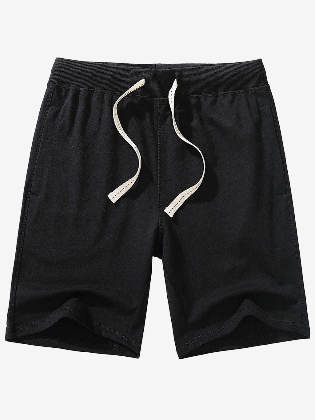 Men's Solid Breathable Cotton Sweat Shorts