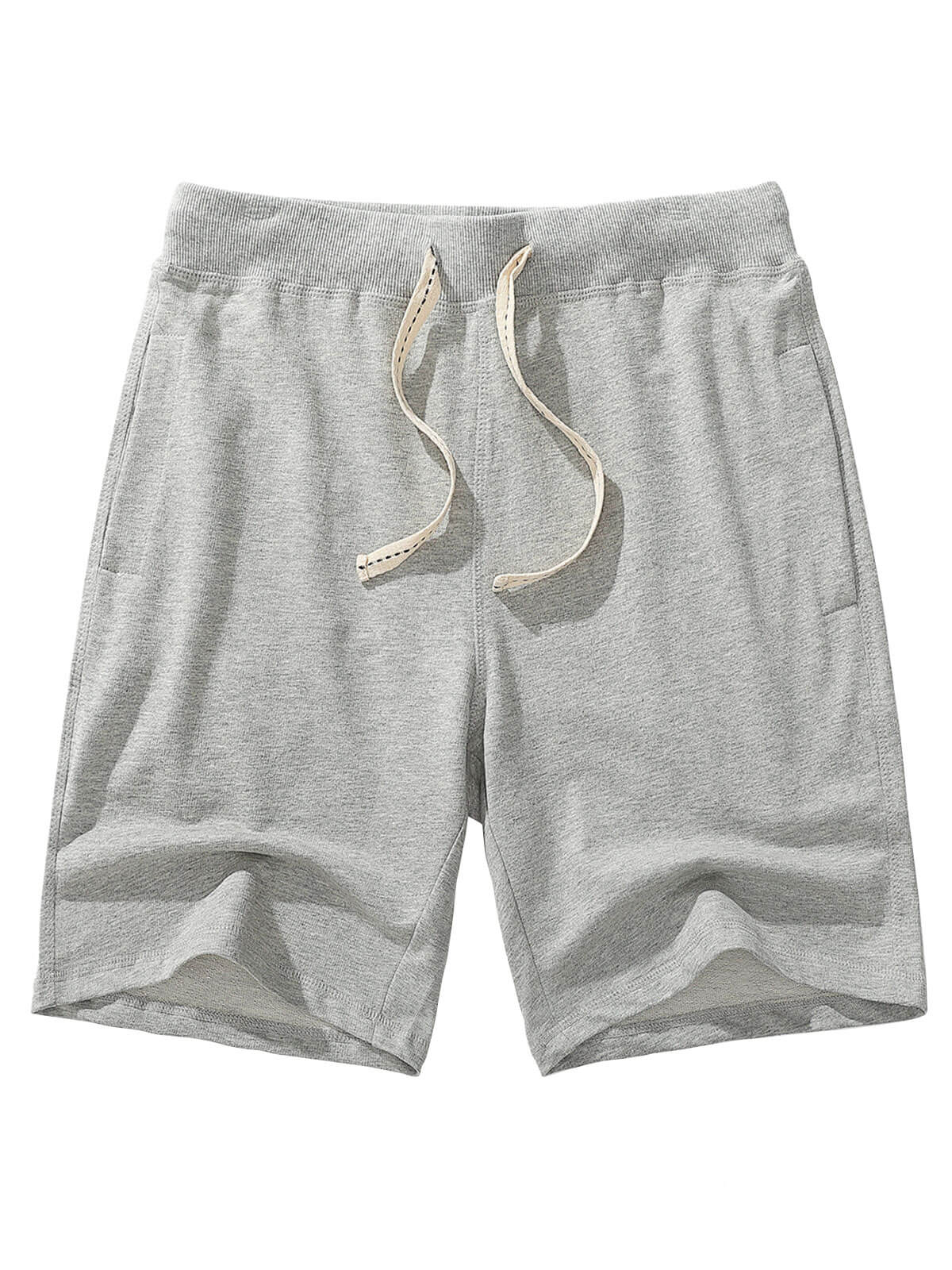 Men's Solid Breathable Cotton Sweat Shorts