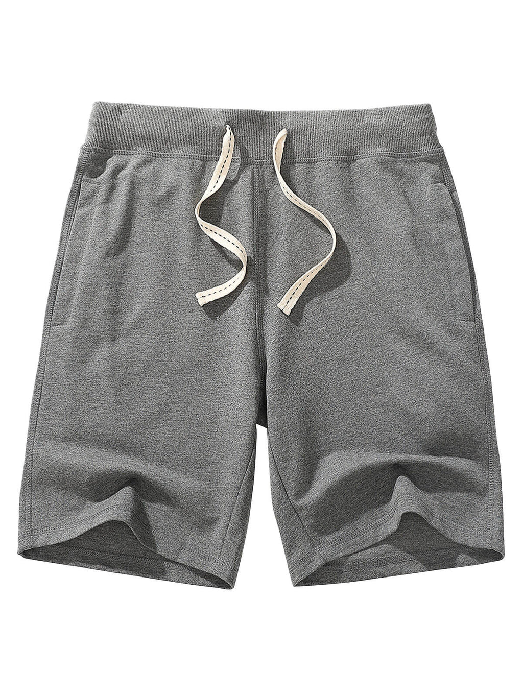 Men's Solid Breathable Cotton Sweat Shorts