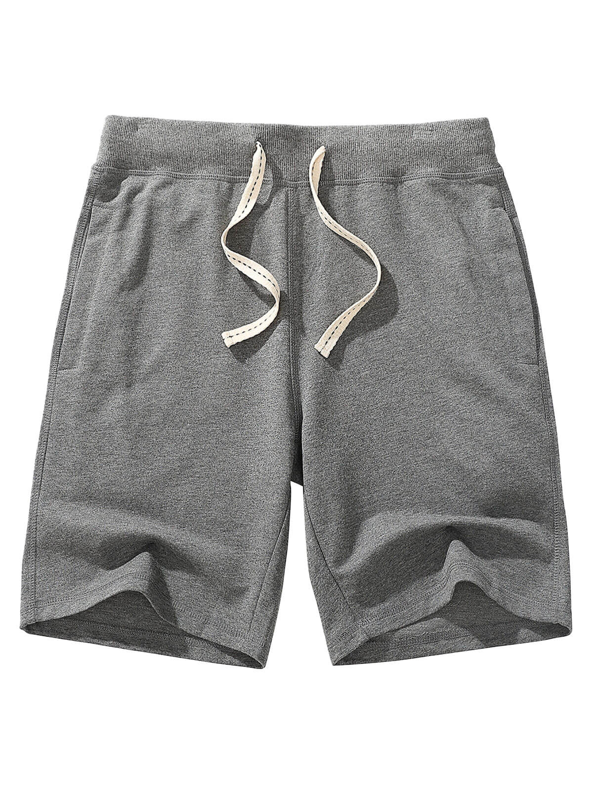 Men's Solid Breathable Cotton Sweat Shorts