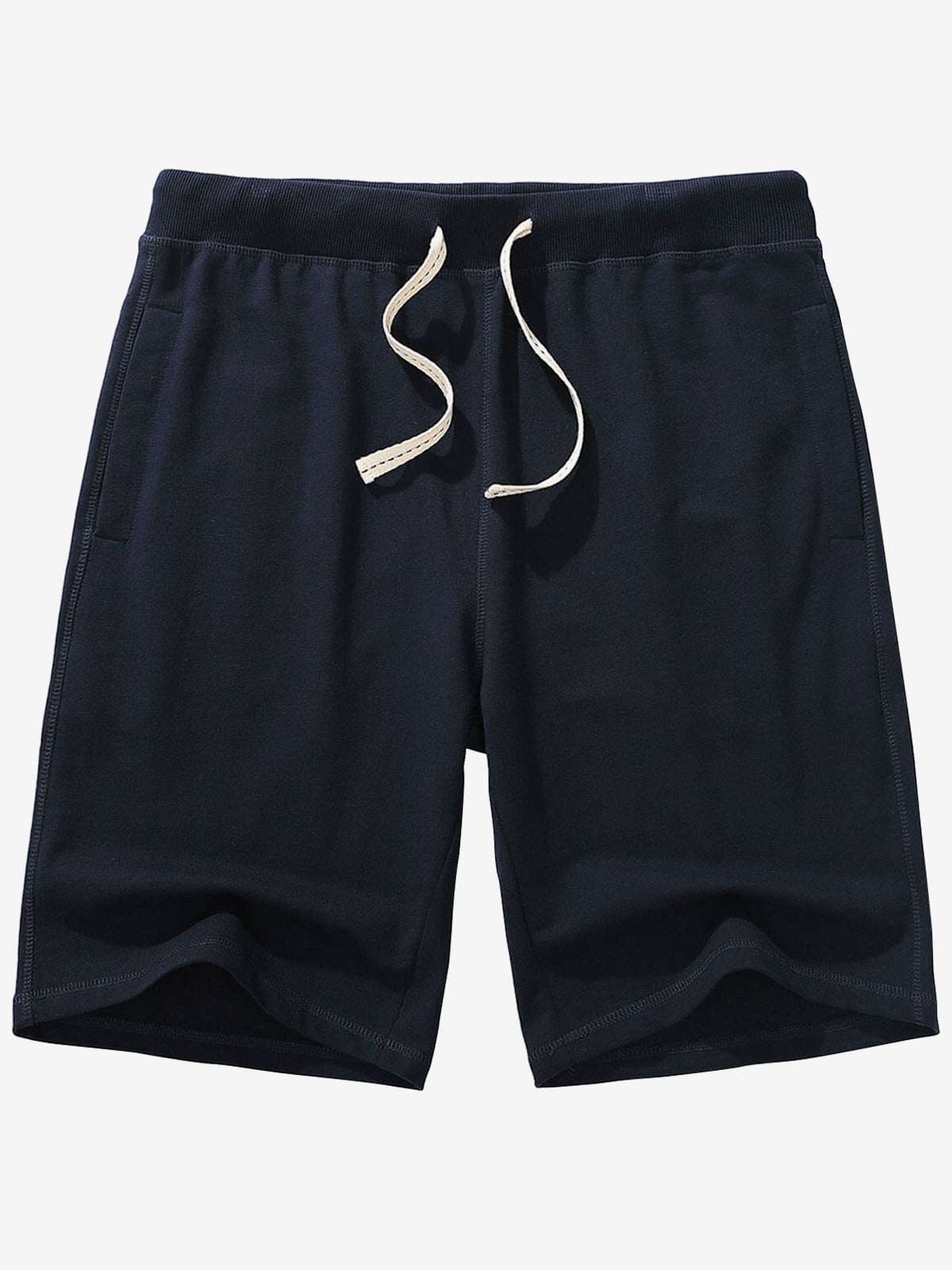 Men's Solid Breathable Cotton Sweat Shorts