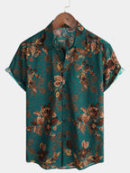 Vintage Blue Holiday Shirt