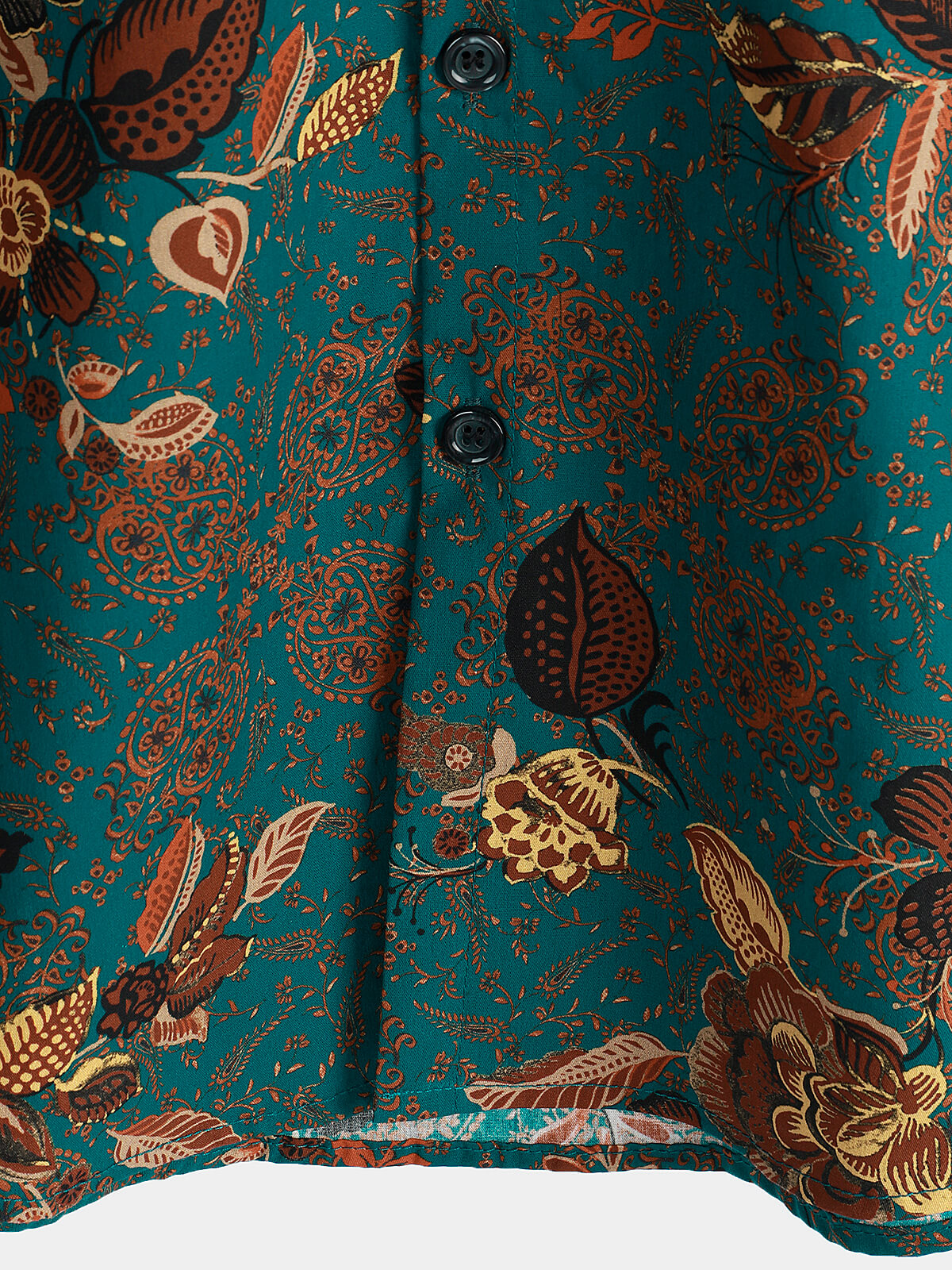 Vintage Blue Holiday Shirt
