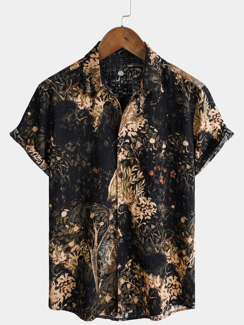 Breathable Retro Floral Shirt