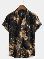 Breathable Retro Floral Shirt