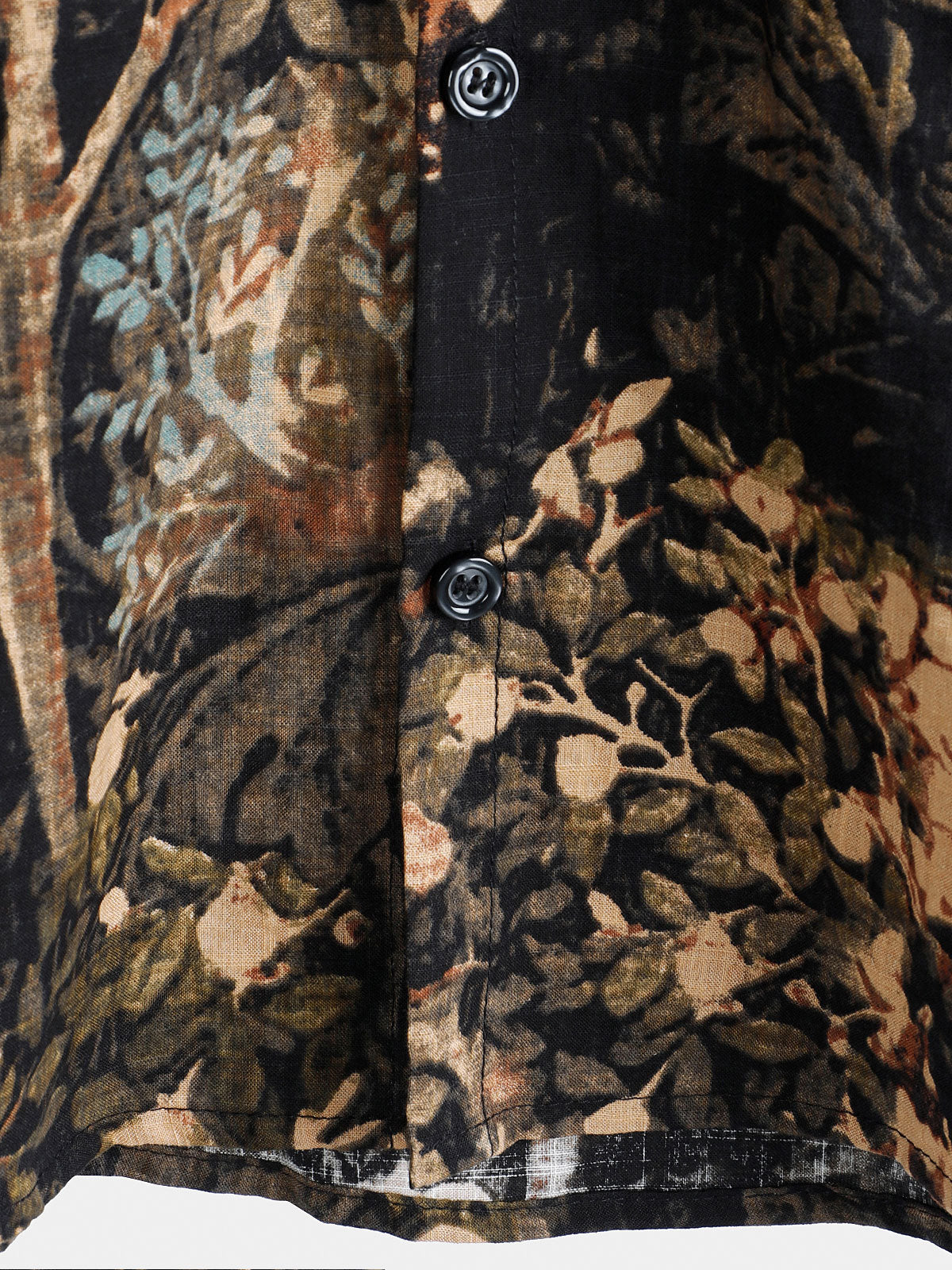 Breathable Retro Floral Shirt