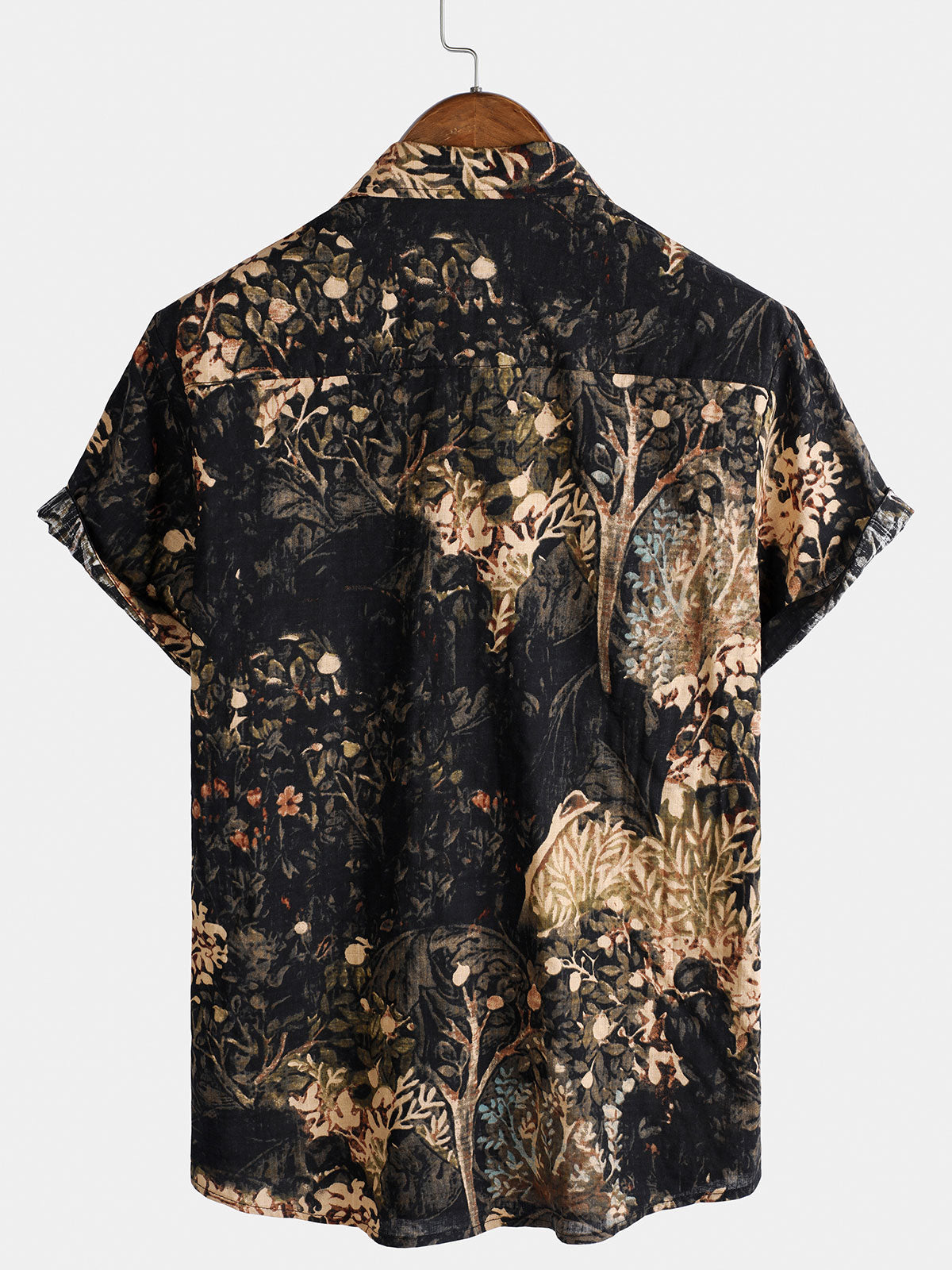 Breathable Retro Floral Shirt