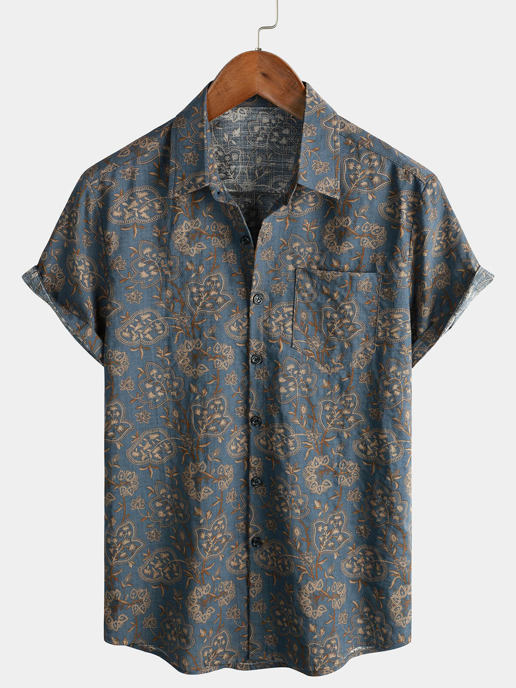 70s Paisley Beach Shirt