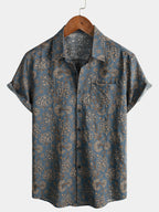 70s Paisley Beach Shirt