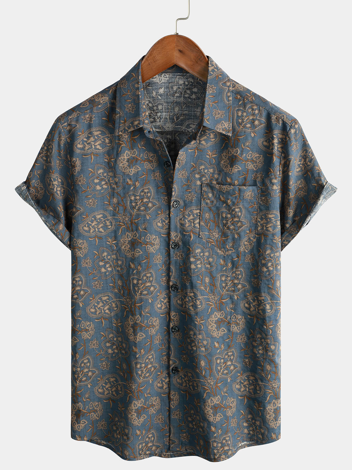 70s Paisley Beach Shirt