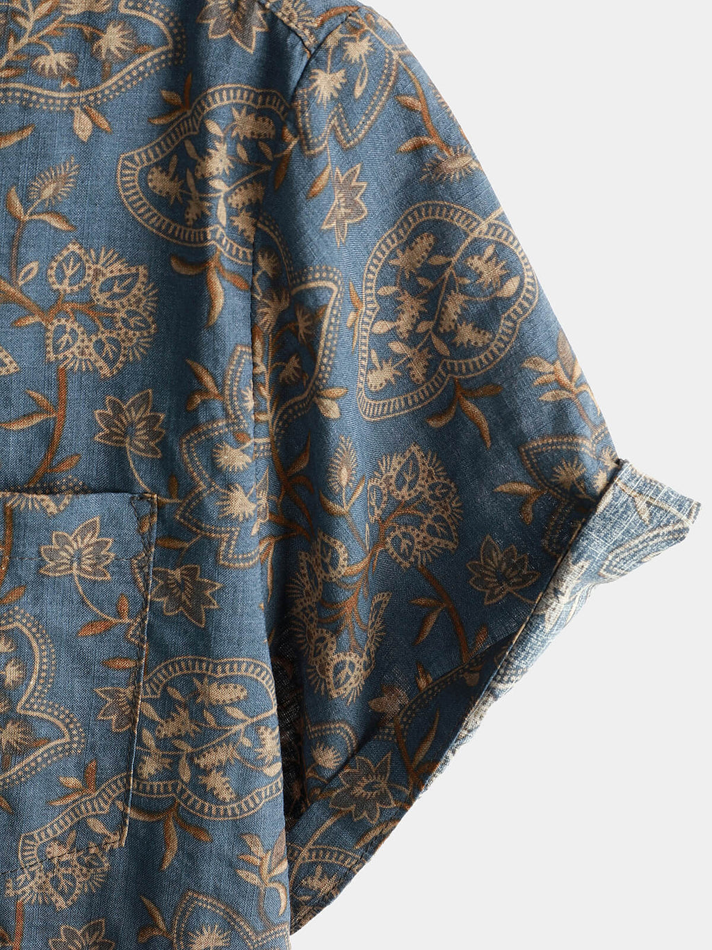 70s Paisley Beach Shirt
