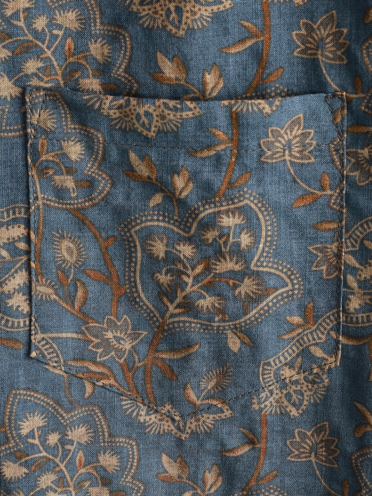 70s Paisley Beach Shirt