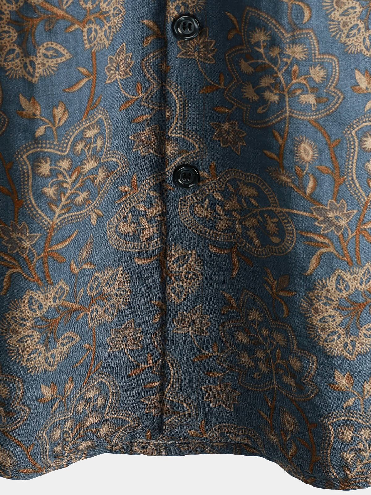 70s Paisley Beach Shirt
