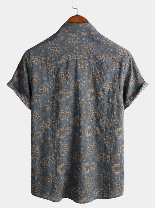 70s Paisley Beach Shirt