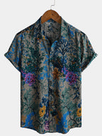 Watercolor Leaf Resort Shirt