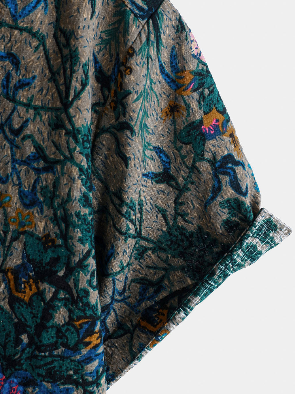 Watercolor Leaf Resort Shirt
