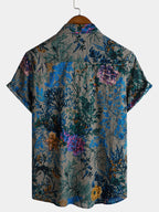 Watercolor Leaf Resort Shirt
