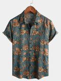 Vintage Red Floral Shirt