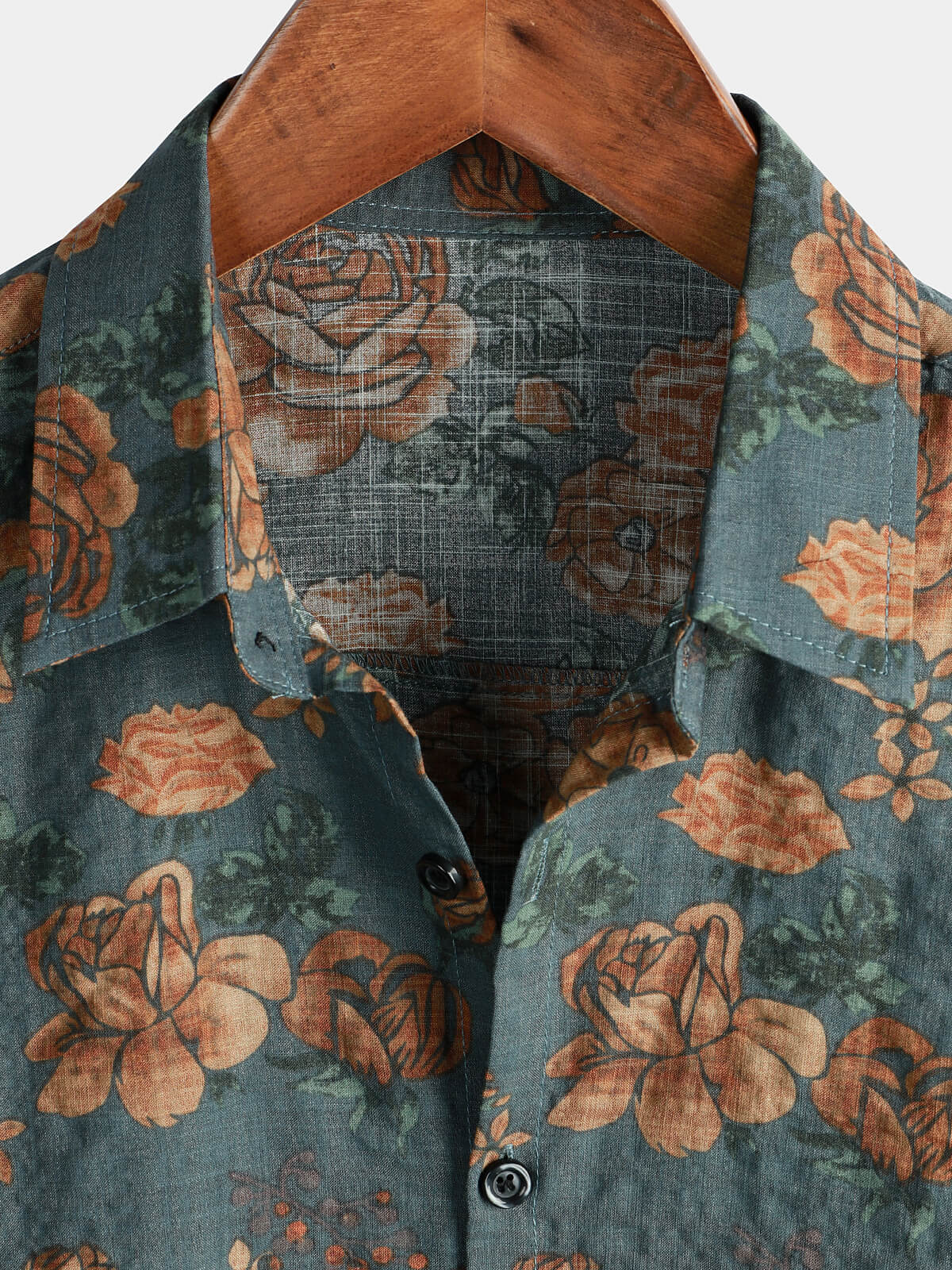 Vintage Red Floral Shirt