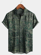 Retro Floral Paisley Shirt