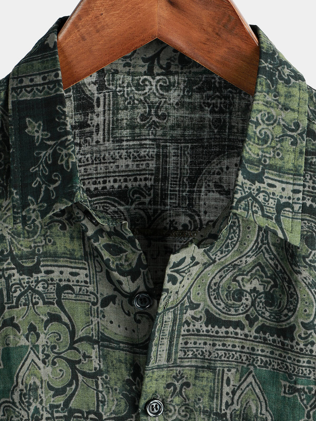 Retro Floral Paisley Shirt