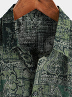 Retro Floral Paisley Shirt