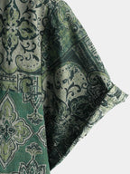 Retro Floral Paisley Shirt