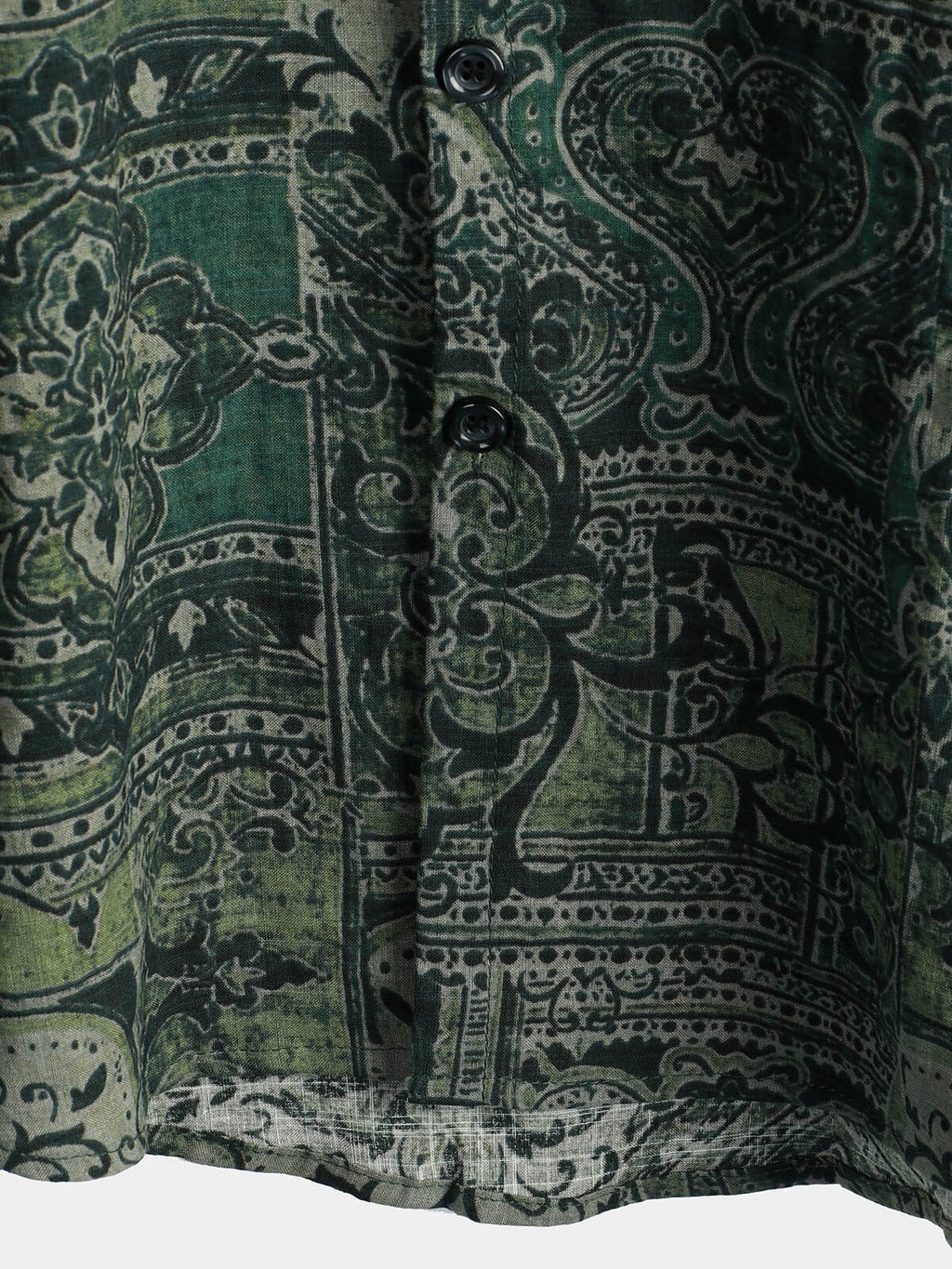 Retro Floral Paisley Shirt