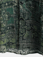 Retro Floral Paisley Shirt