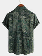Retro Floral Paisley Shirt