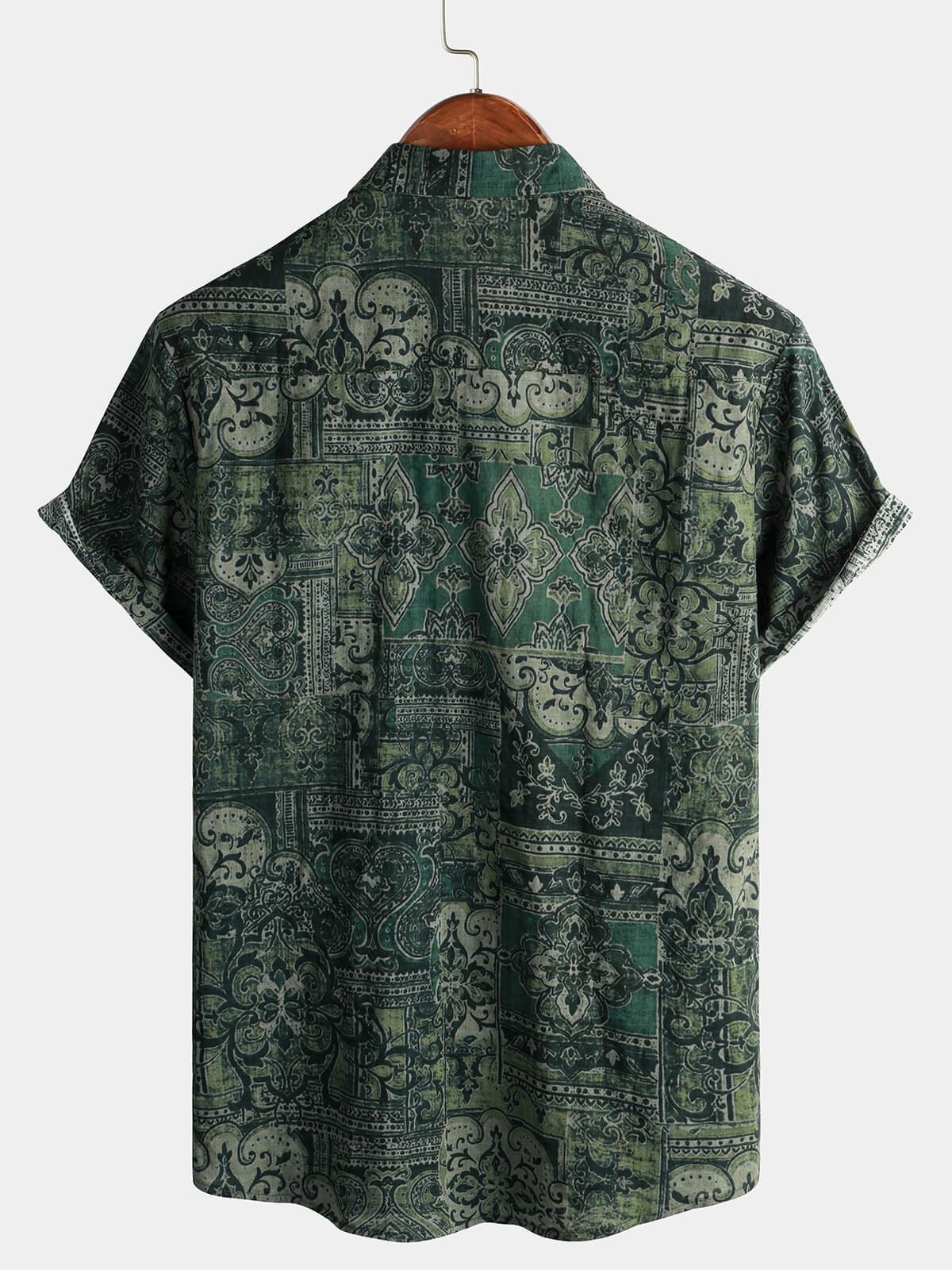 Retro Floral Paisley Shirt