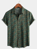 Green Boho Tribal Shirt