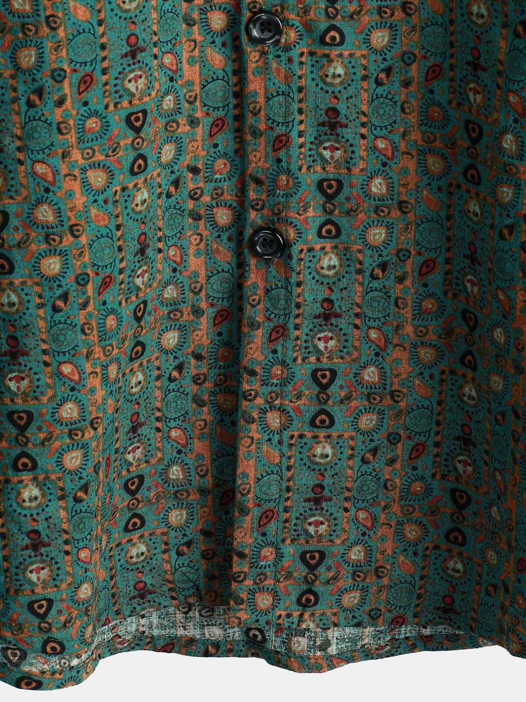 Green Boho Tribal Shirt
