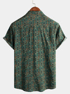 Green Boho Tribal Shirt