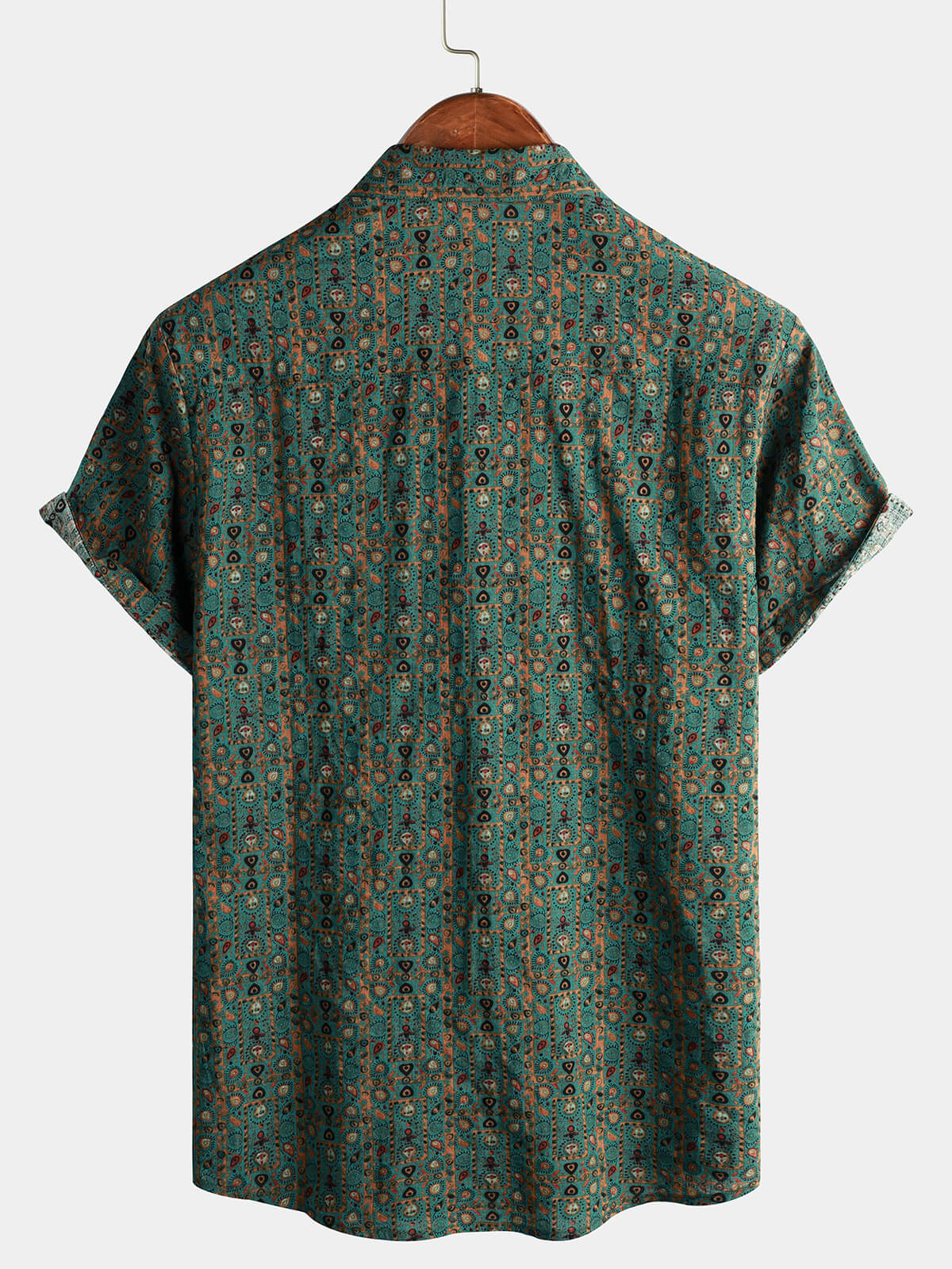 Green Boho Tribal Shirt