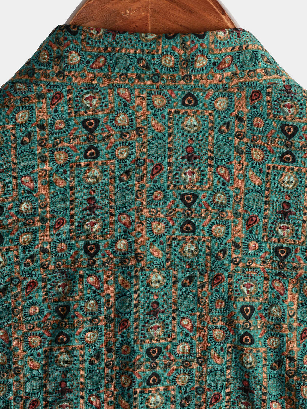 Green Boho Tribal Shirt