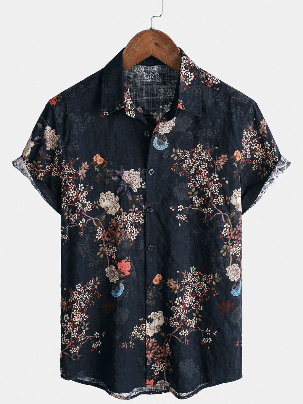 Hibiscus Beach Cotton Shirt