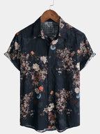 Hibiscus Beach Cotton Shirt