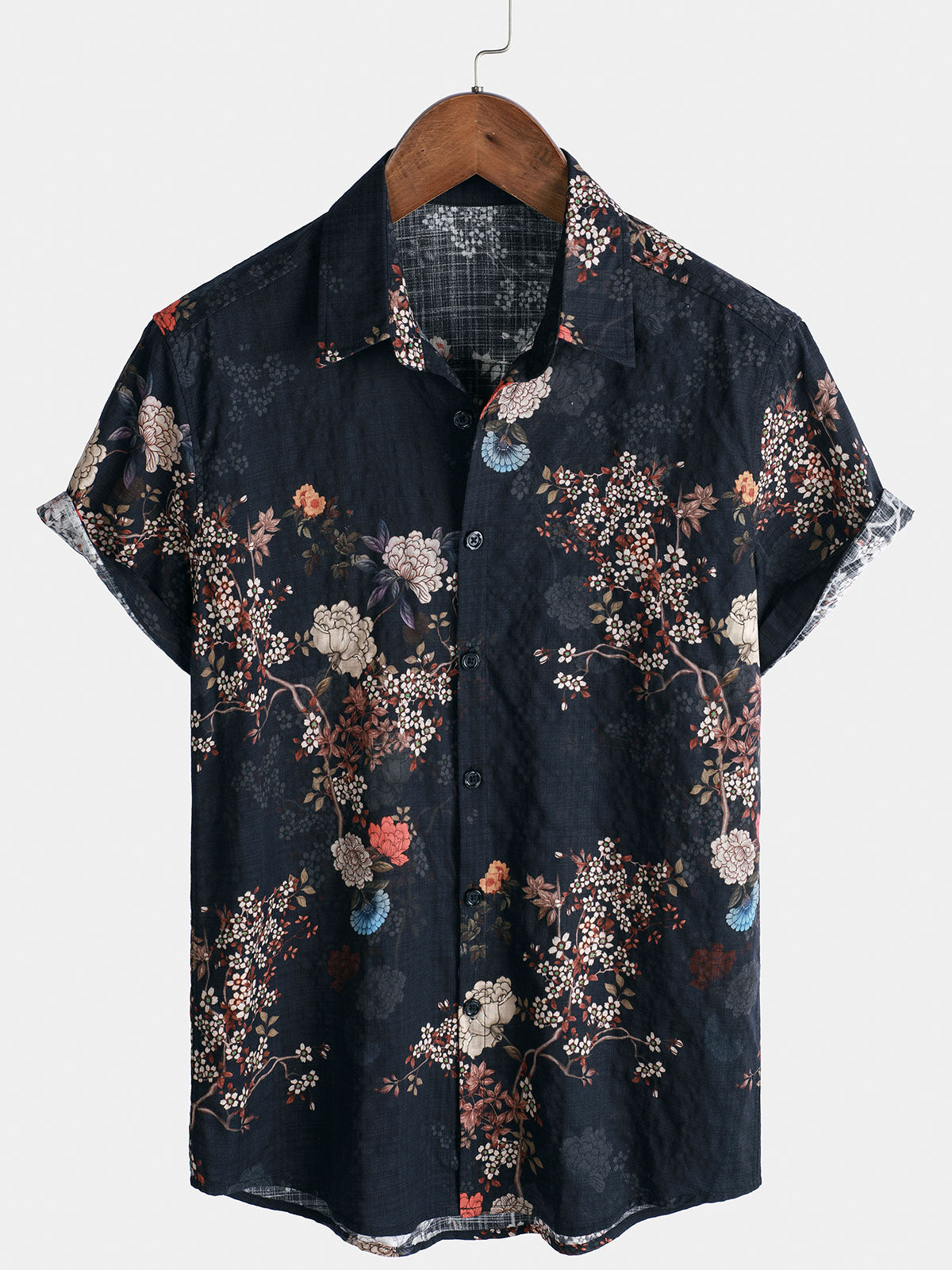 Hibiscus Beach Cotton Shirt