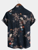 Hibiscus Beach Cotton Shirt