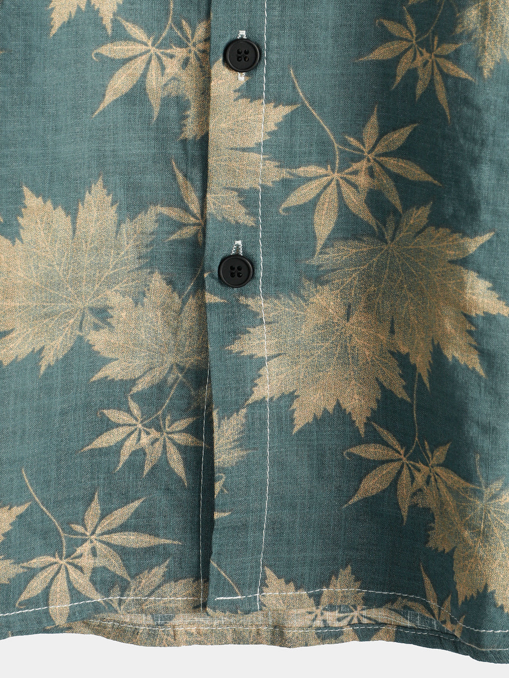 Maple Leaf Summer Pocket Short Sleeve Shirt
