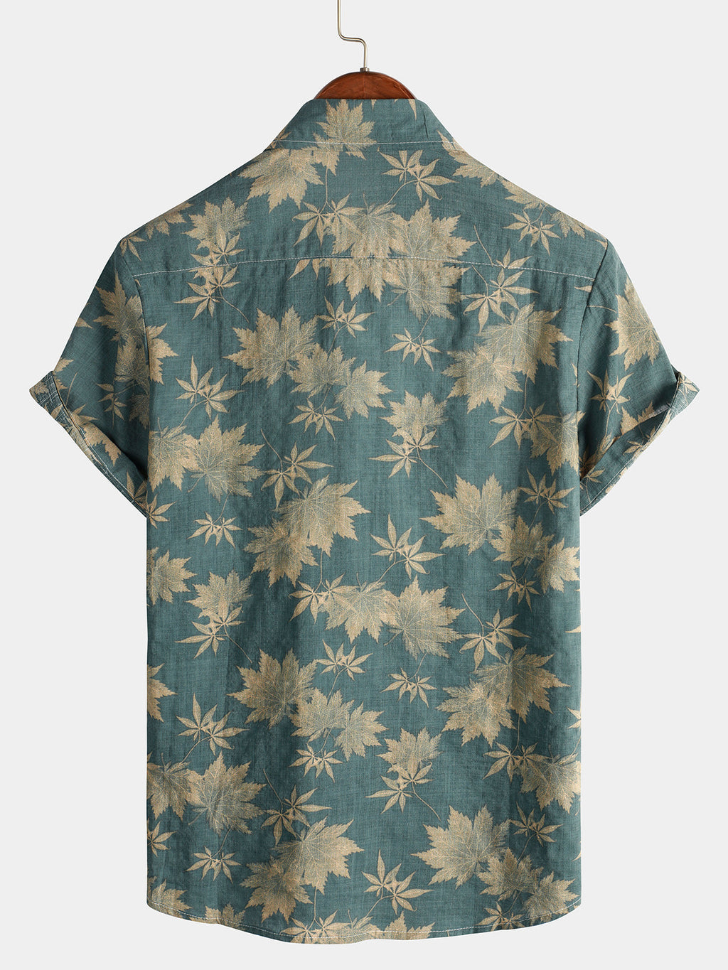Maple Leaf Summer Pocket Short Sleeve Shirt