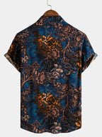 Retro Floral Holiday Shirt