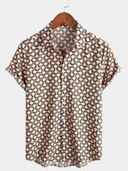 Retro Circle Beach Shirt