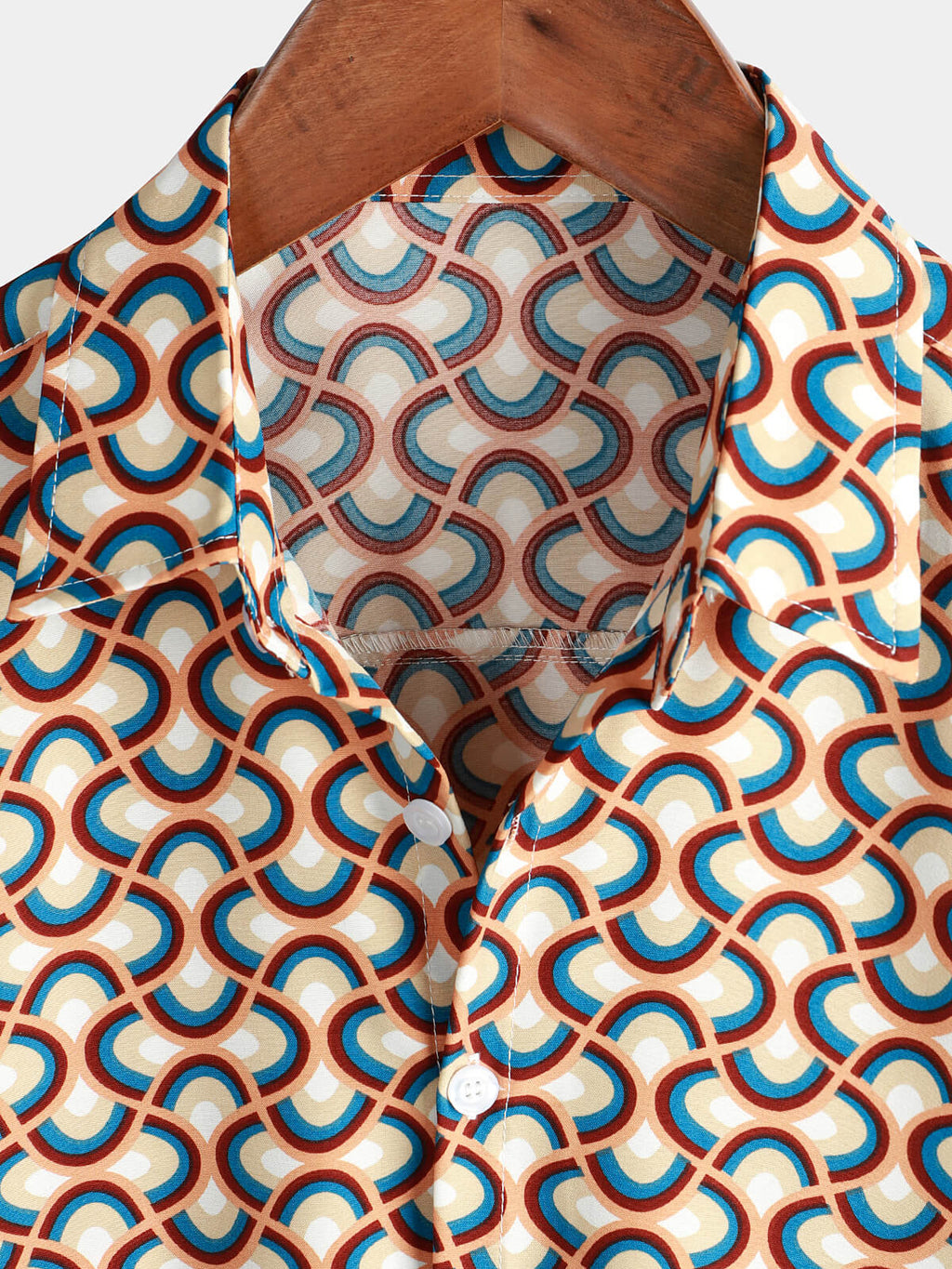 Retro Circle Beach Shirt