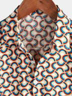 Retro Circle Beach Shirt