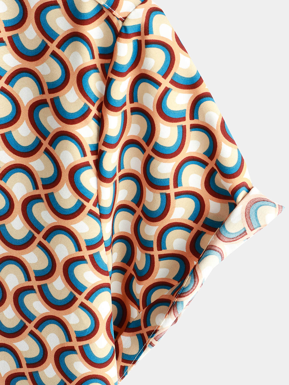 Retro Circle Beach Shirt