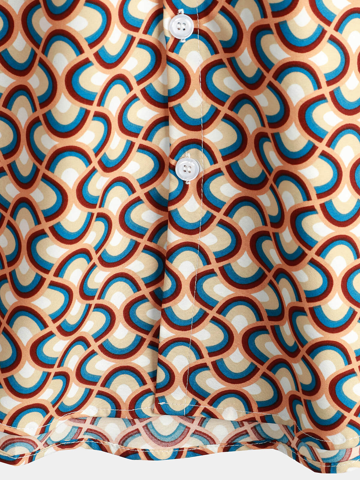 Retro Circle Beach Shirt