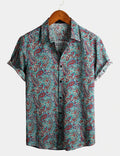 70s Vintage Paisley Shirt